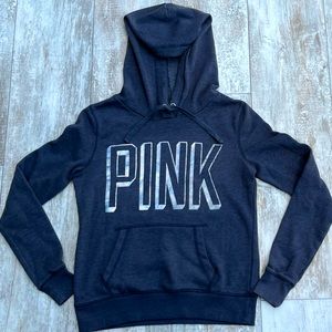 PINK from Victorias Secret Charcoal Grey Ladies Hoodie size XS